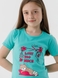 Нічна сорочка для дівчинки Mini Moon 6391 158-164 см Бірюзовий (2000990526861A) Фото 4 з 13