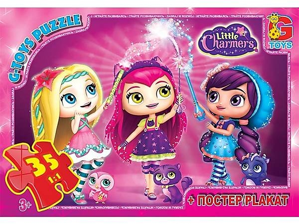 Пазл G-Toys із серії "Little Charmers" (Маленькі Чарівниці), 35 ел. LC491 (4824687636392)