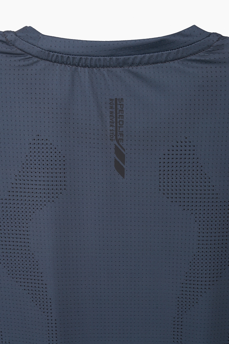 Фото Фитнес футболка однотонная мужская Speed Life XF-1506 2XL Серый (2000989516491A)