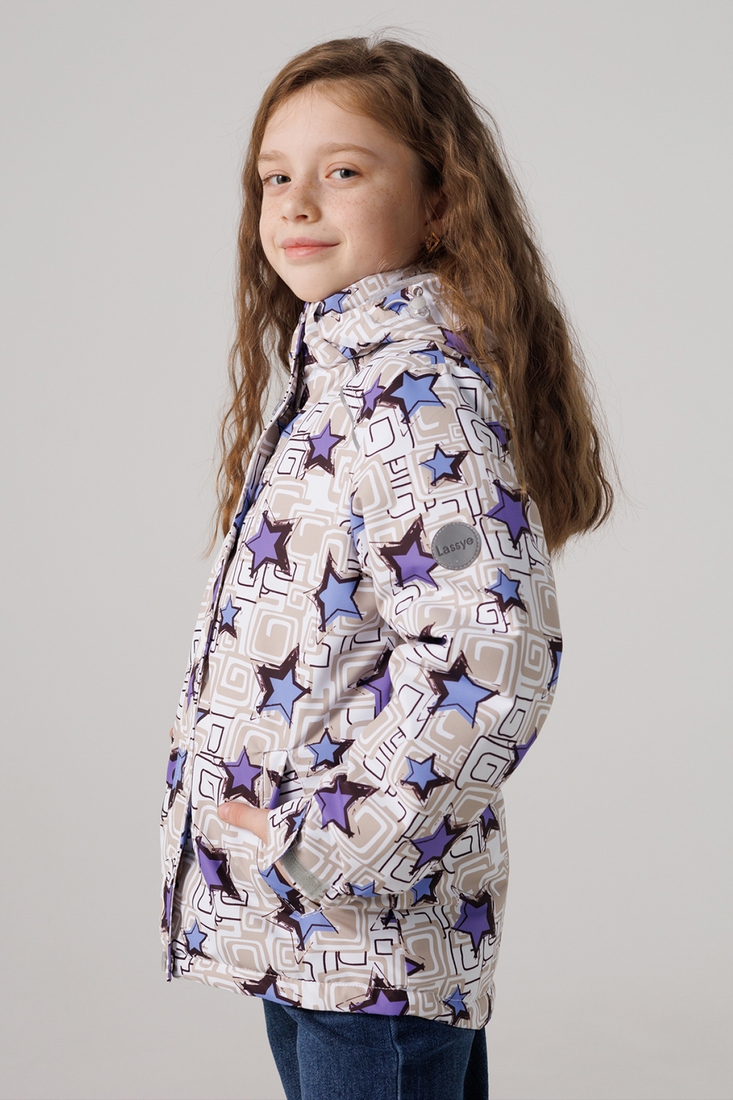 Фото Куртка для девочки Snowgenius D639-07 140 см Бежевый (2000990235466D)