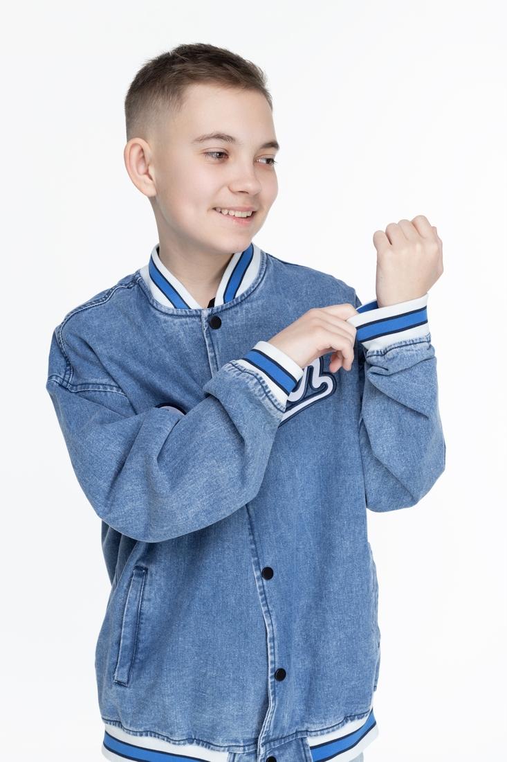 Фото Куртка для хлопчика S&D 1478 176 см Синій (2000989561675D)
