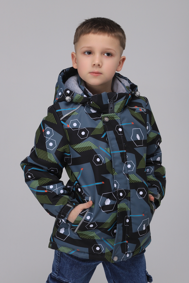 Фото Куртка для хлопчика Snowgenius D442-011 140 см Сірий (2000989392811D)