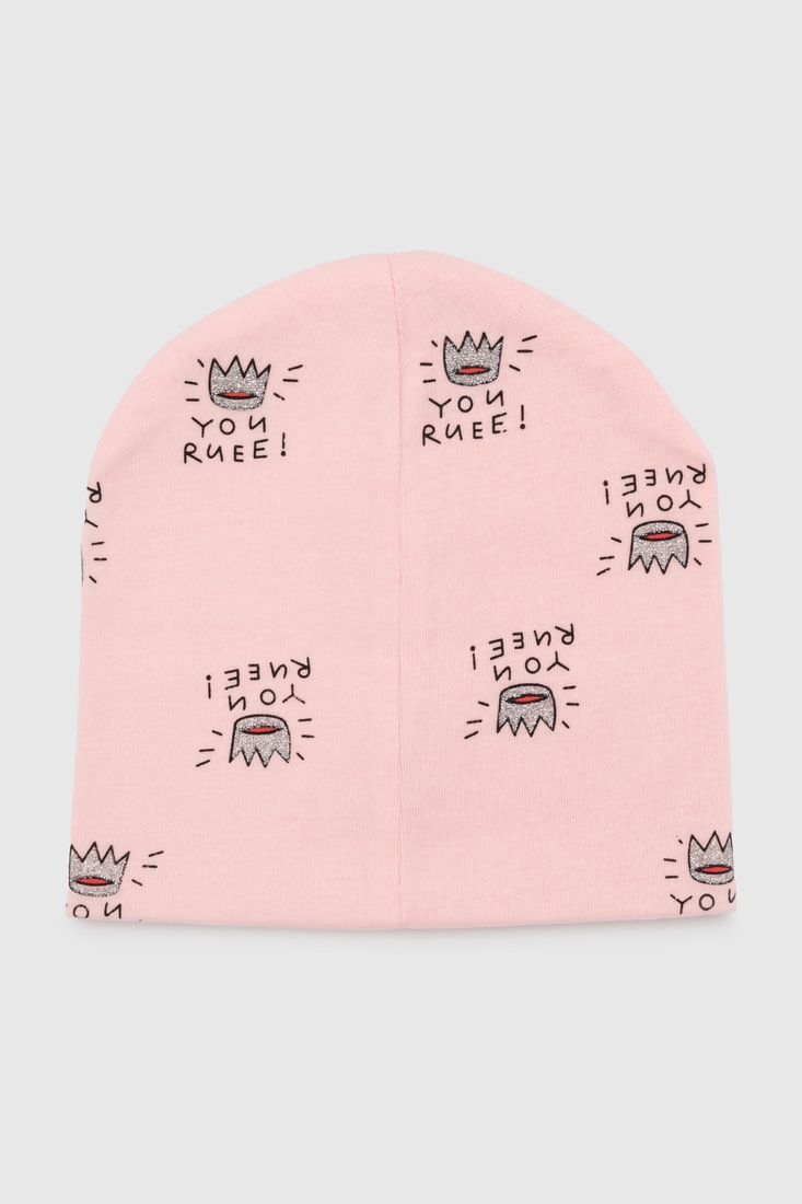 Фото Набір шапка+снуд для дівчинки Kraft 484TK 48-50 Рожевий (2000903611721D)