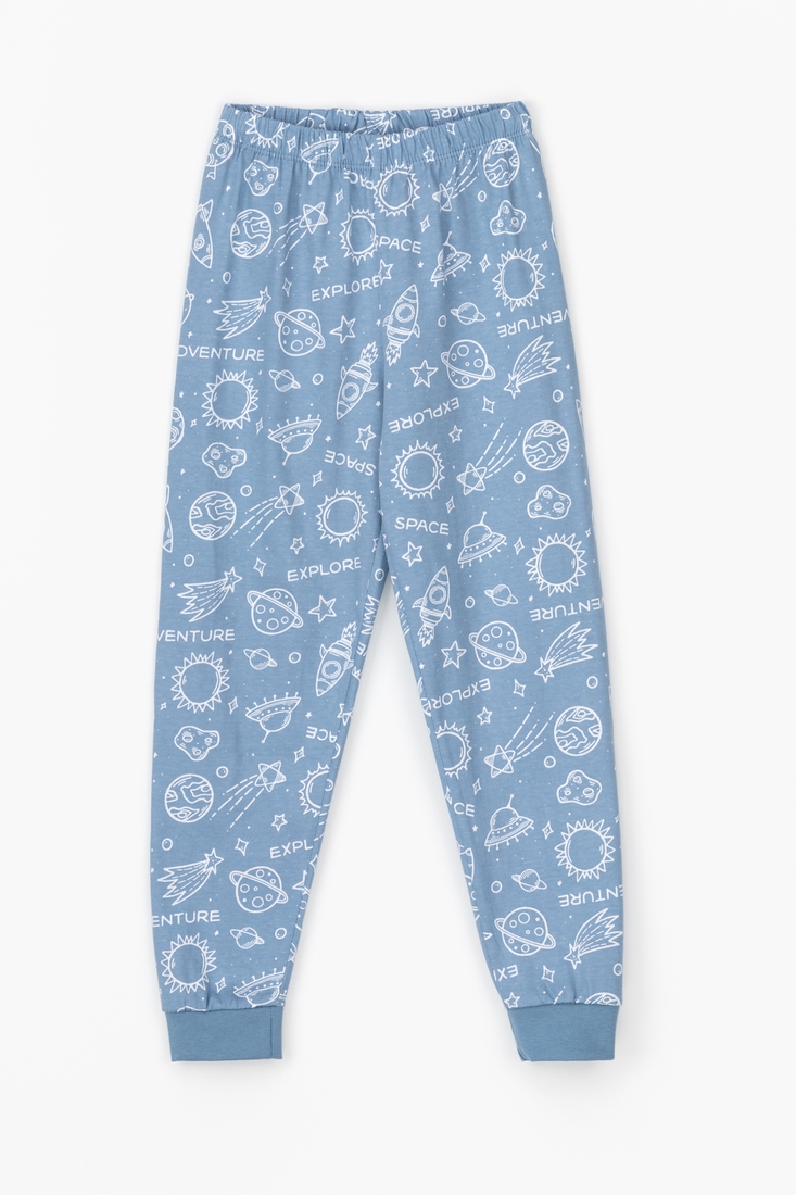 Фото Пижамные штаны для мальчика Kilic DH-21 8-9 лет Синий (2000989739890S)