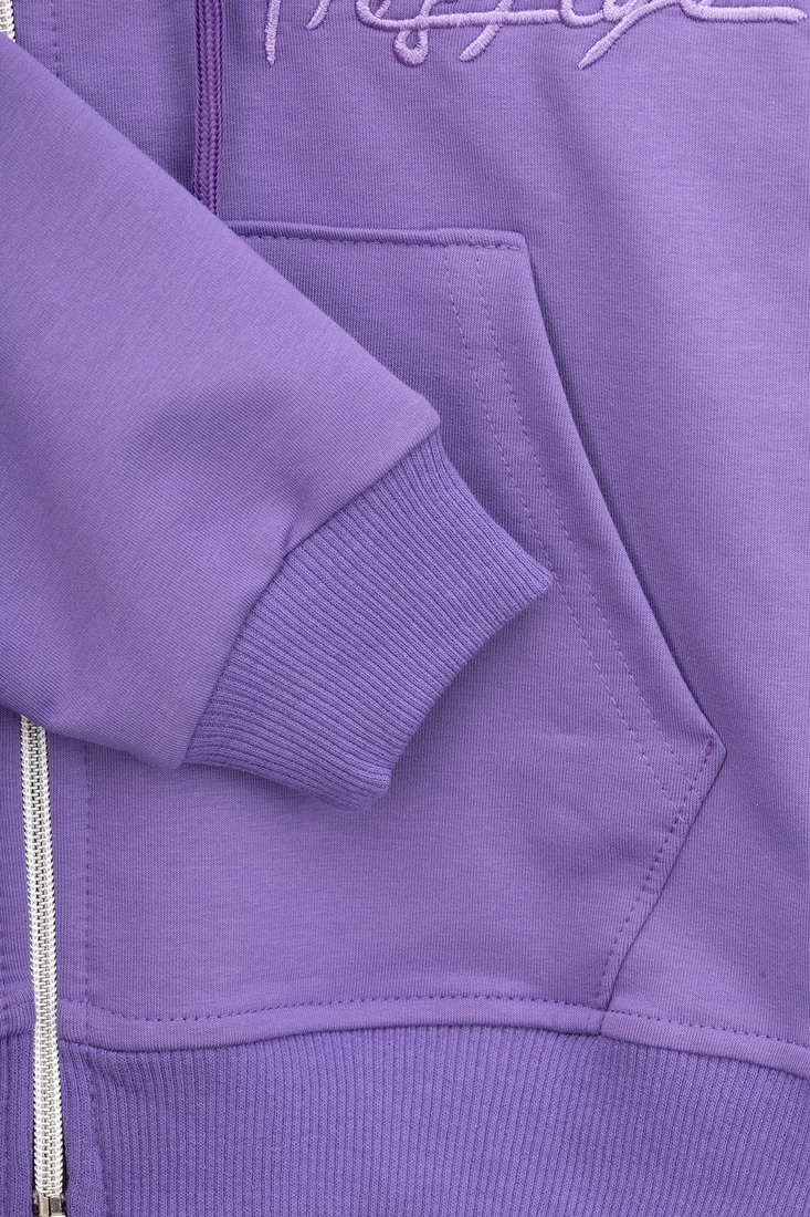 Фото Спортивный костюм (кофта, штаны) для девочки Ecrin 4007 140 см Фиолетовый (2000990266415D)