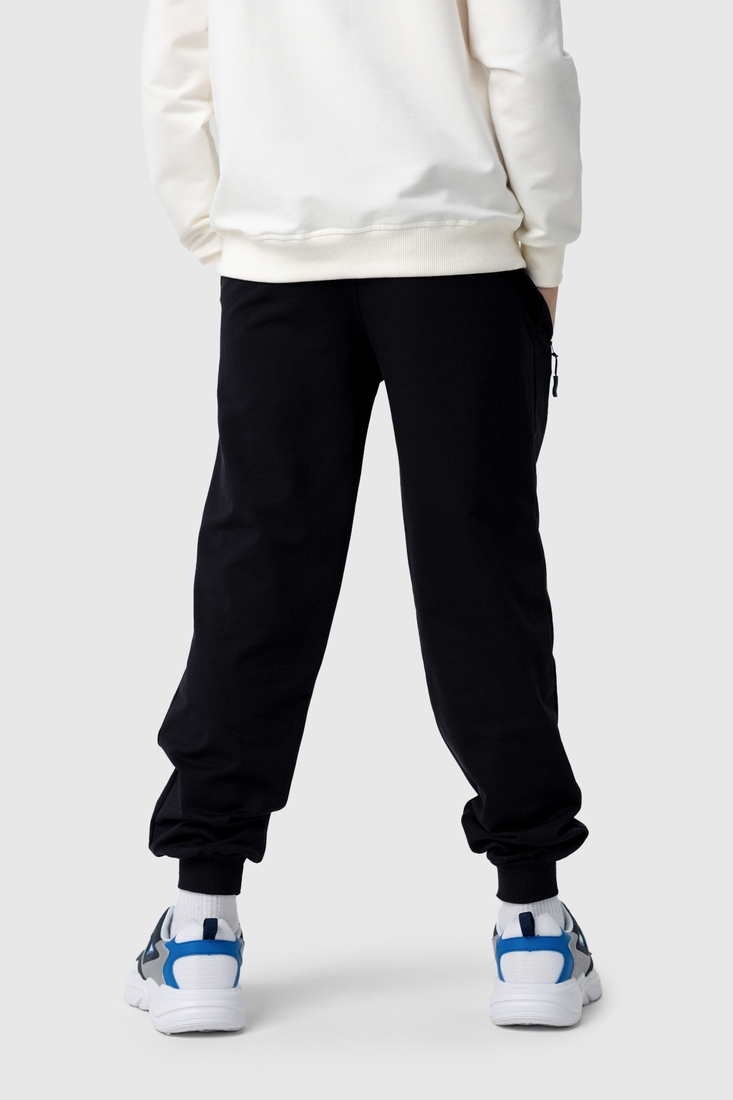 Фото Спортивные штаны с принтом для мальчика Pitiki 29431 182 см Темно-синий (2000990045898D)