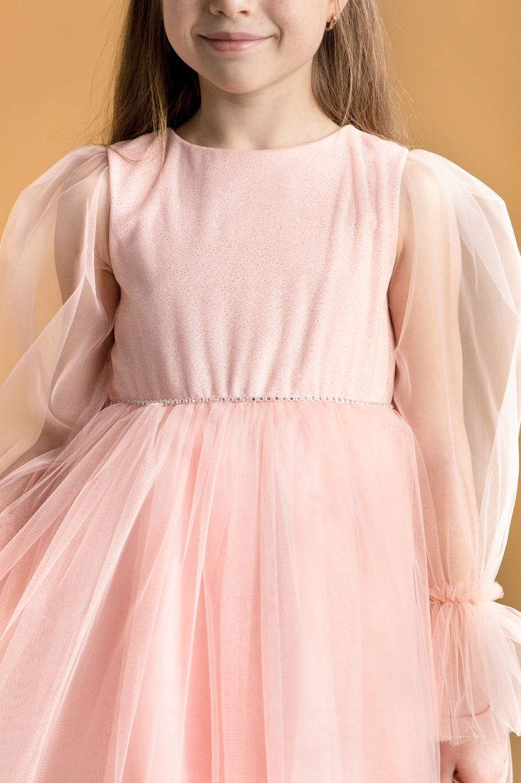 Фото Сукня святкова для дівчинки Wecan 24036 134 см Рожевий (2000990145512A)