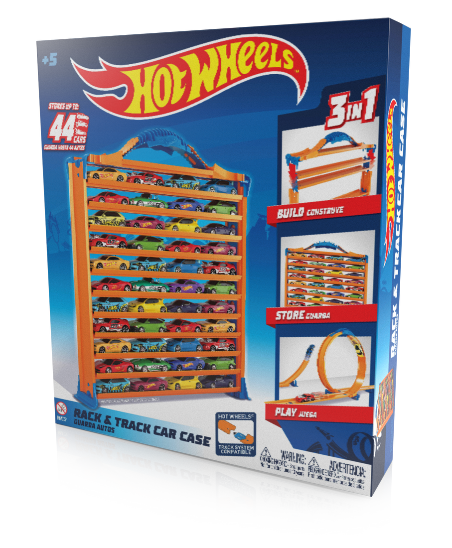 Фото Ігровий гараж з доріжками для зберігання машинок Hot Wheels HWCC9 (4893825028917)