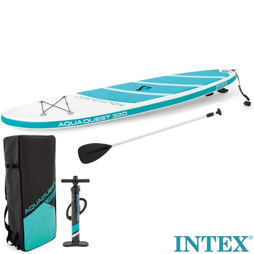 SUP-борд надувна дошка для плавання/серфінгу INTEX 68242 Блакитний (2000989405559)