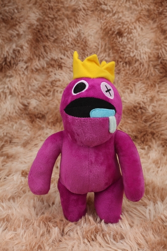 Фото Мягкая игрушка Радужные друзья с короной, Фиолетовый 30см (2000989470526)