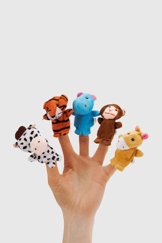 Фото Набор игрушек на пальцы Lindo P 266 Разноцветный (4890210002668)