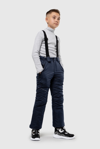 Фото Штаны на шлейках для мальчика EN103 164 см Синий (2000989593980W)