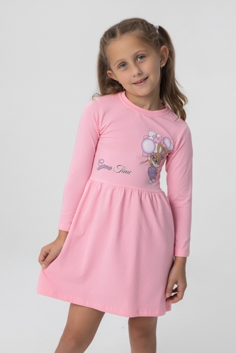 Фото Платье с принтом для девочки Baby Show 5758 116 см Розовый (2000989919872D)