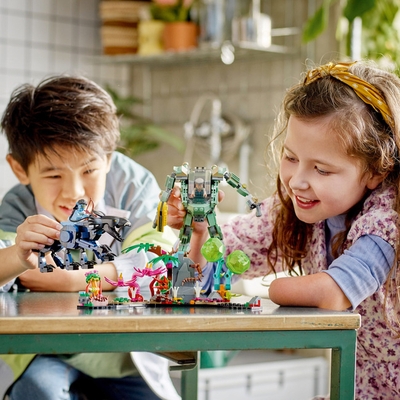 Конструктор LEGO Avatar Нейтірі та Танатор проти Куарітча у скафандрі УМП 75571 (5702016913590)