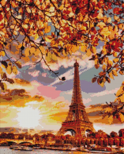 Фото Алмазна мозаїка Осінній Париж Вrushme DBS1042 40 x 50 (9995482171625)
