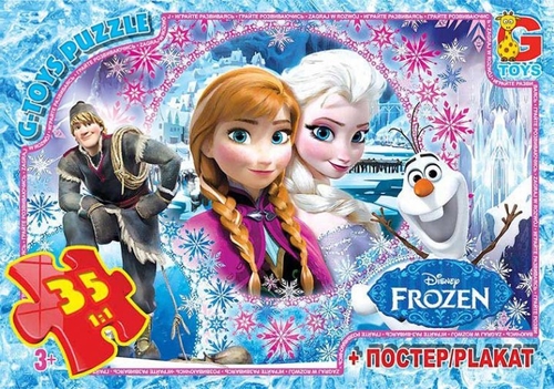 Пазл из серии "Frozen" (Ледовое сердце) FR012 (4824687634367)