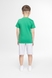 Костюм для мальчика Hees HS-78 футболка + шорты 128 см Зеленый (2000989622666S) Фото 7 из 18