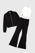 Костюм (кофта+штани кльош) для дівчинки Viollen 2188 164 см Чорний (2000990091789D) Фото 9 з 23