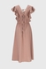 Платье однотонное женское TL2302725 2XL Пудровый (2000990334541S) Фото 11 из 12