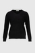 Пуловер однотонный женский 8816 2XL Черный (2000990337443D) Фото 8 из 11