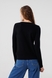 Пуловер однотонный женский 8816 2XL Черный (2000990337443D) Фото 3 из 11