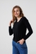 Пуловер однотонный женский 8816 2XL Черный (2000990337443D) Фото 1 из 11