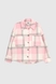 Сорочка з візерунком для дівчинки MyChance Клітинка 164 см Рожевий (2000990356673D) Фото 9 з 14