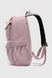 Рюкзак для дівчинки 5518 Темно-пудровий (2000990514530A) Фото 3 з 12