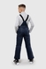 Штани на шлейках для хлопчика EN103 164 см Синій (2000989593980W) Фото 2 з 17