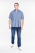 Рубашка мужская однотонная Jean Pier JP7302-B 3XL Синий (2000989651789S) Фото 3 из 9