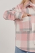 Рубашка с узором для девочки MyChance Клеточка 164 см Розовый (2000990356673D) Фото 5 из 14