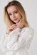 Сорочка з вишивкою для дівчинки Cuento 2200 158 см Білий (2000990264404A) Фото 5 з 15