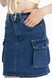 Спідниця джинсова жіноча 3538 40 Синій (2000989787723D) Фото 1 з 9