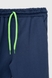Спортивні штани для хлопчика манжет з принтом Hees 2035 140 см Петроль (2000990162274W) Фото 12 з 13