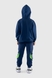 Спортивні штани для хлопчика манжет з принтом Hees 2035 140 см Петроль (2000990162274W) Фото 6 з 13