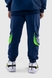 Спортивные штаны для мальчика манжет с принтом Hees 2035 104 см Петроль (2000990162229W) Фото 4 из 13