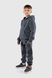 Спортивный костюм для мальчика (кофта, штаны) MAGO T-362 152 см Графитовый (2000990064806W) Фото 2 из 20