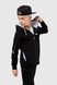 Спортивний костюм (кофта, штани) для хлопчика YESMINA 4042 164 см Чорний (2000989929697D) Фото 4 з 21