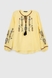 Вишиванка сорочка з принтом жіноча Park karon 23150 36 Жовтий (2000990154224A) Фото 6 з 11