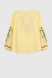 Вишиванка сорочка з принтом жіноча Park karon 23150 36 Жовтий (2000990154224A) Фото 7 з 11