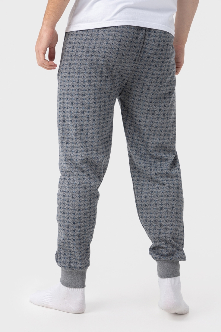 Фото Пижамные брюки мужские KESIMOGLU Ромб/серый L Серый (2000990246035А)