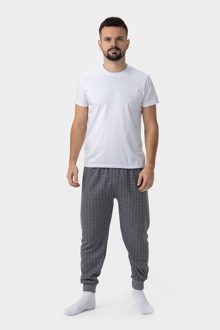 Фото Пижамные брюки мужские KESIMOGLU Ромб/серый XL Серый (2000990246042А)