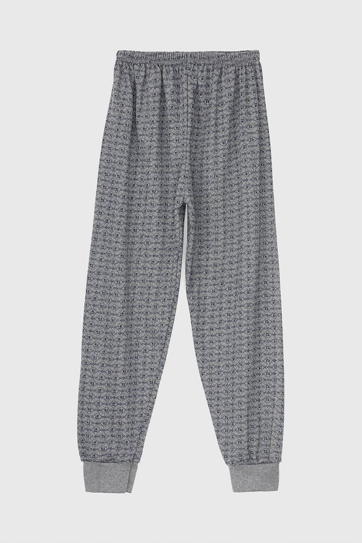 Фото Пижамные брюки мужские KESIMOGLU Ромб/серый 2XL Серый (2000990246059А)