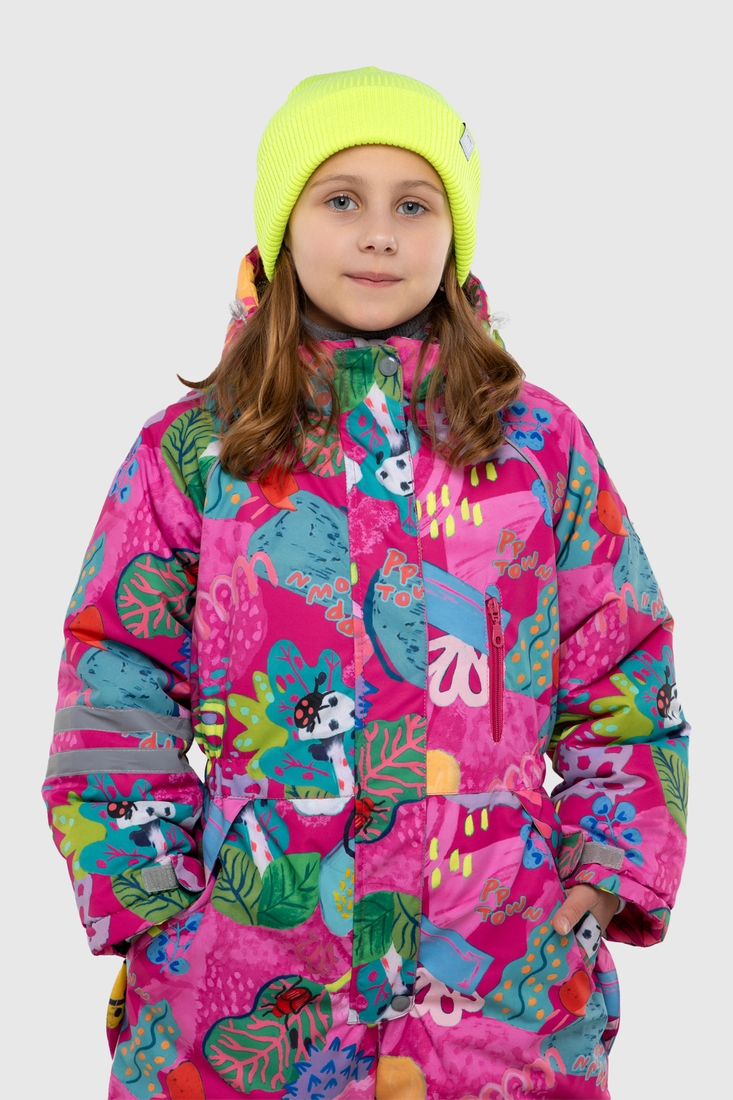 Фото Комбінезон для дівчинки Snowgenius H125-05 104 см Малиновий (2000989625353W)
