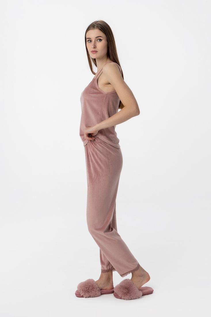 Фото Комплект халат+піжама жіночий Mihra 13402-1 2XL Пудровий (2000990159861A)