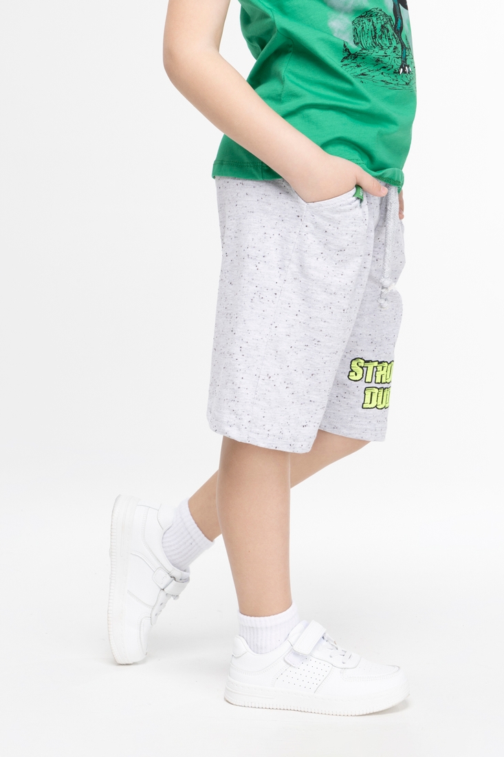 Фото Костюм для хлопчика Hees HS-78 футболка + шорти 128 см Зелений (2000989622666S)