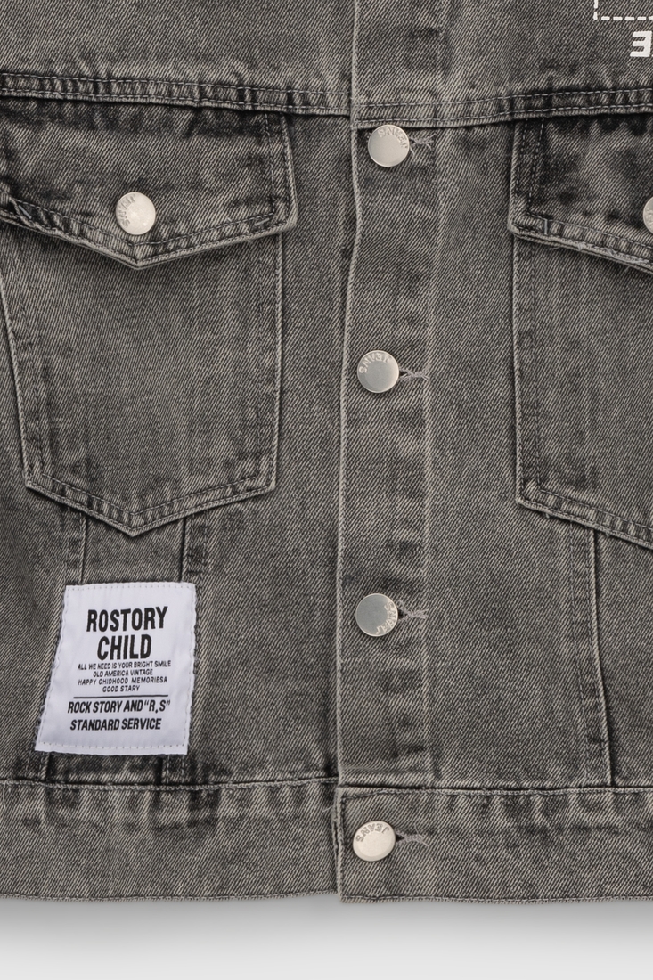 Фото Куртка джинсовая для мальчика 6813 164 см Серый (2000990306982D)