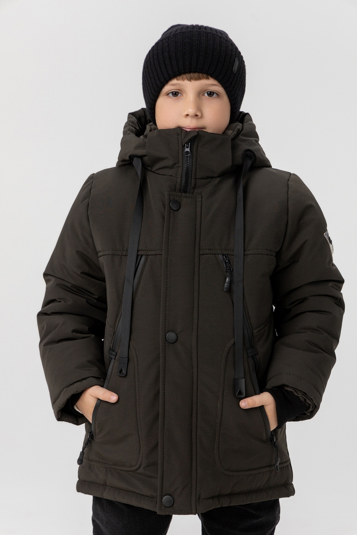 Фото Куртка зимняя для мальчика ОШЕН Jasper 146 см Хаки (2000989553175W)
