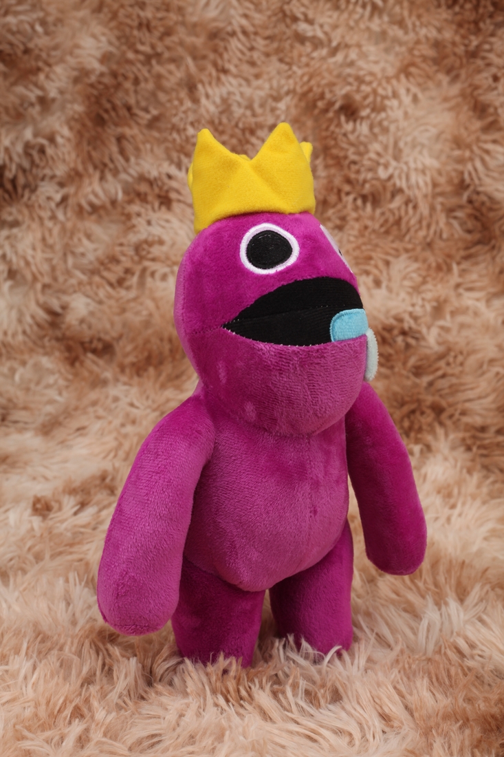 Фото Мягкая игрушка Радужные друзья с короной, Фиолетовый 30см (2000989470526)