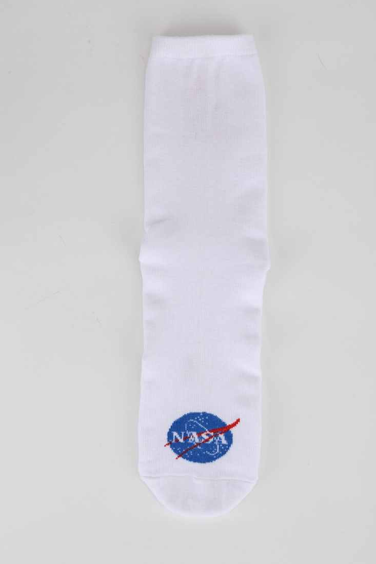Фото Шкарпетки чоловічі ГЕНЕЗІС NASA 53 34 233 SINGLE 43-46 Білий (2000989580638А)